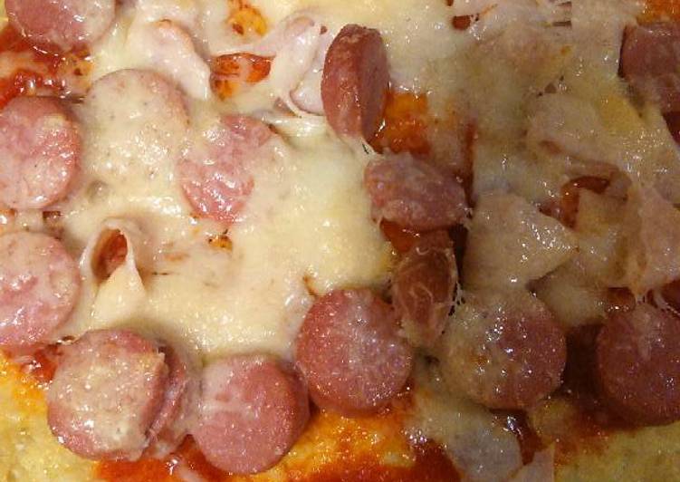 Masa de coliflor para pizza
