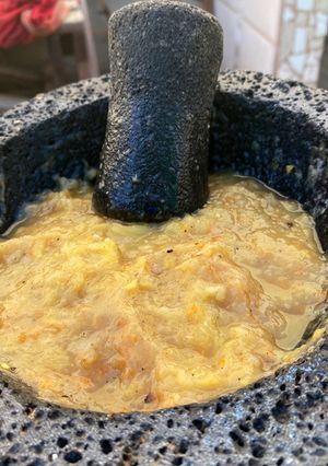 Una foto de Salsa taquera piña-habanero