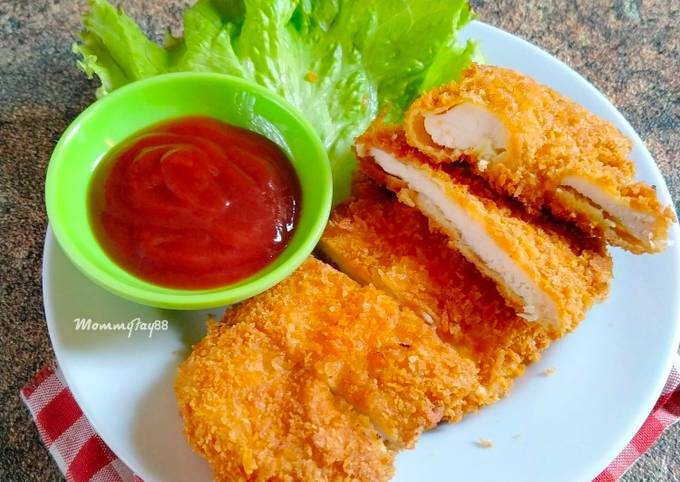 Resep Chicken Katsu Renyah Ala Hokben Oleh Mita.W#MommyFayzel# - Cookpad