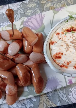 Foto principal de Salchichas con salsa de yogurt