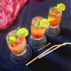 A picture of Watermelon 🍉 Shikanji.