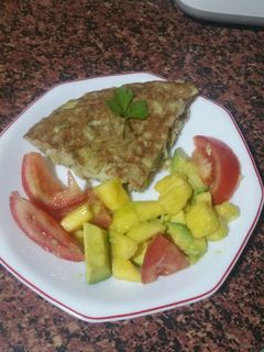 Una foto de Tortilla de alcachofas