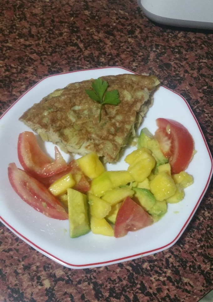 Una foto de Tortilla de alcachofas