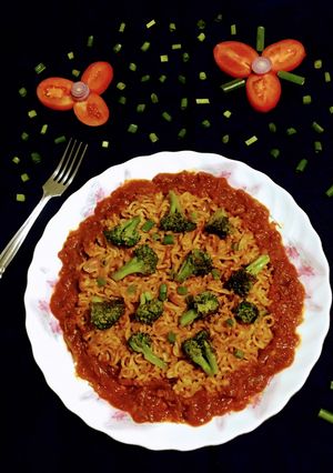 A picture of Tomato Maggi.