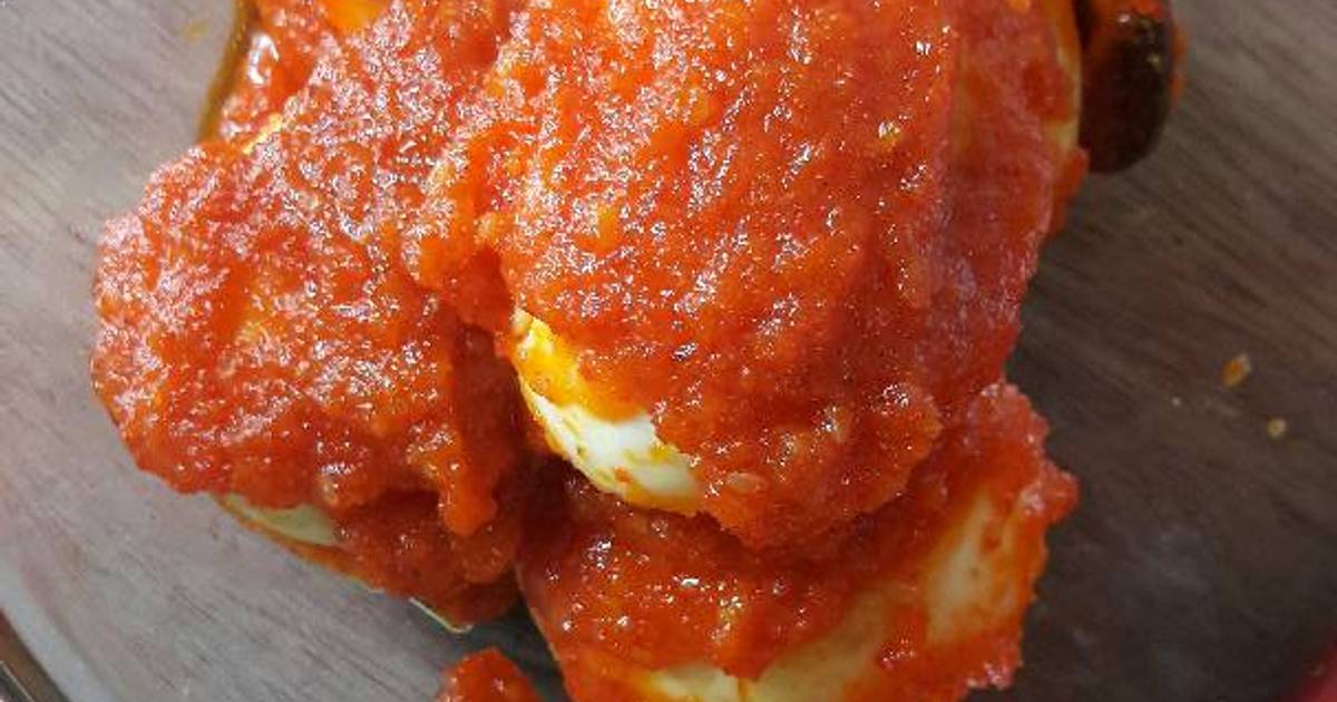  Resep Telur balado tanpa tomat  oleh Ndaru Mudjihardjo 