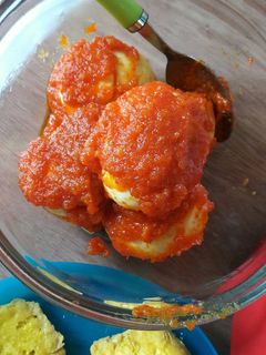 Foto resep Telur balado tanpa tomat