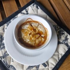 A picture of Gluten-Free Banana Cupcakes with Plum Jam.