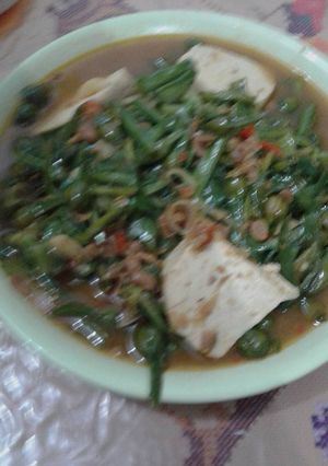Foto resep Sayur tumis genjer pake tauco
