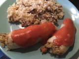 Töltött paprika (vegán)