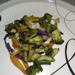 A picture of Steamed vegetables.