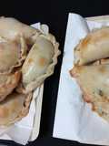 Empanadas de pechuga de pollo, espinacas y mozzarella