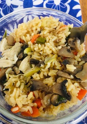 Foto principal de Arroz integral con pollo y verduras