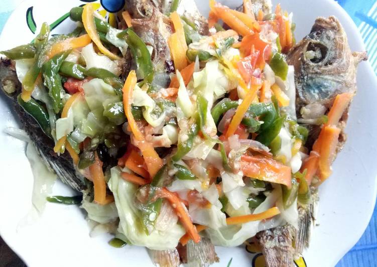 Langkah Mudah untuk Menyiapkan Nila saus pelangi, Bikin Ngiler