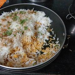 Dum biriyani A picture of Dum biriyani.