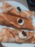 كريب بالموز ومربى الكرز 😋