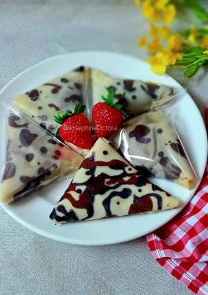 Foto resep Dadar Gulung Abstrak Vla Coklat