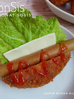 Foto resep DonSis (Donat Sosis)