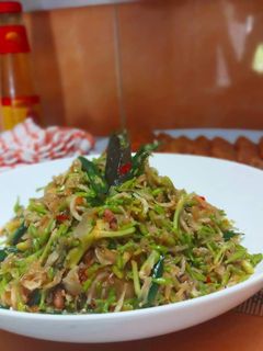 Foto resep Tumis Bunga Pepaya Teri