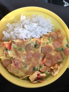 Foto resep Telur Dadar Sosis
