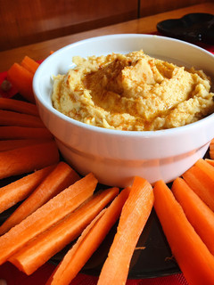 Una foto de Hummus rápido sin tahin