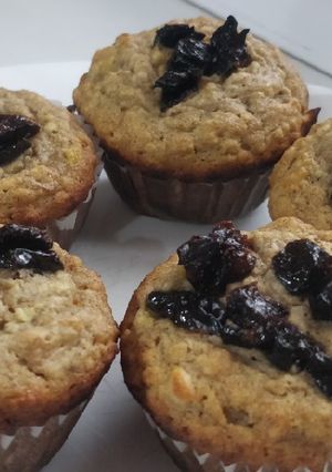 Una foto de Muffins de banana y magia 💕💞