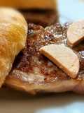 Montadito de entrecot con foie