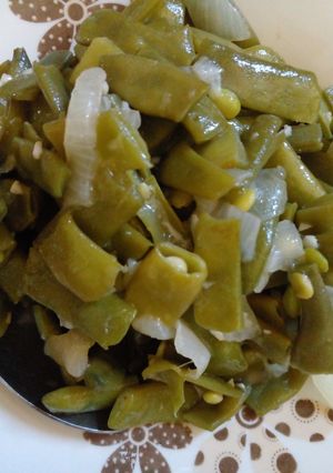 صورة لوصفة لوبية بالزيت