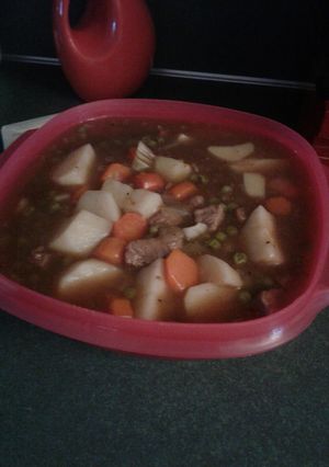 A picture of Beef stew.
