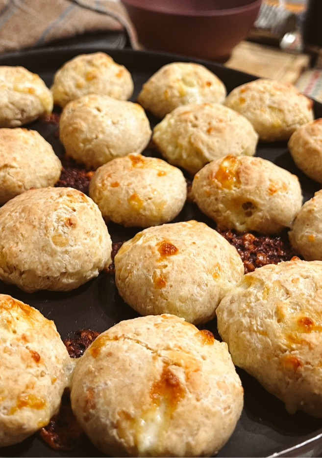 Una foto de Chipas integrales y con maicena, sin manteca, receta súper fin de mes!