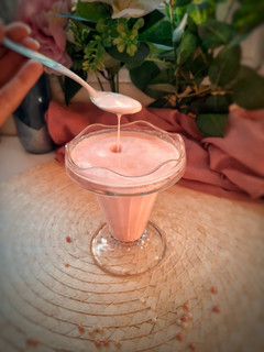 Una foto de Smoothie vegano de sandía