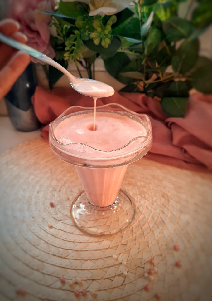 Una foto de Smoothie vegano de sandía