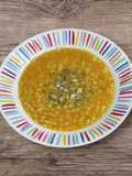 Sopa cremosa de pasta