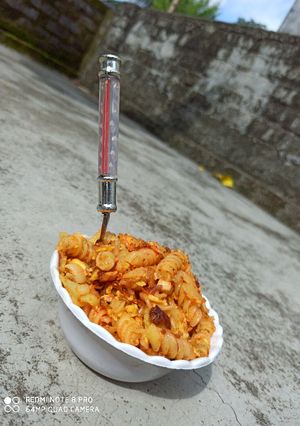 স্পাইসি এগ পাস্তা (Spicy egg pasta recipe in Bengali) রেসিপির প্রধান ছবি