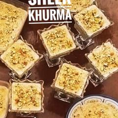 A picture of Shahi sheer khurma.