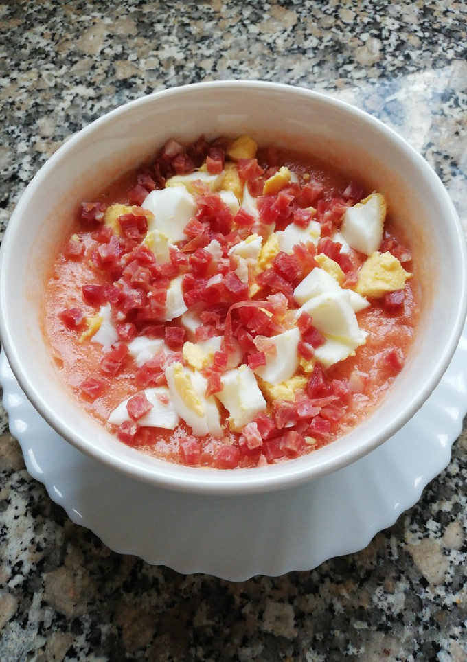 Una foto de Salmorejo