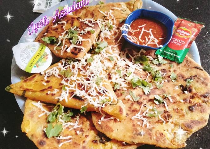 Cheese paratha yummy