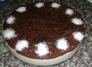 صورة لوصفة كيكة الباونتي 😋
