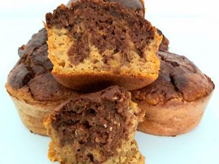 Muffins butternut et chocolat healthy