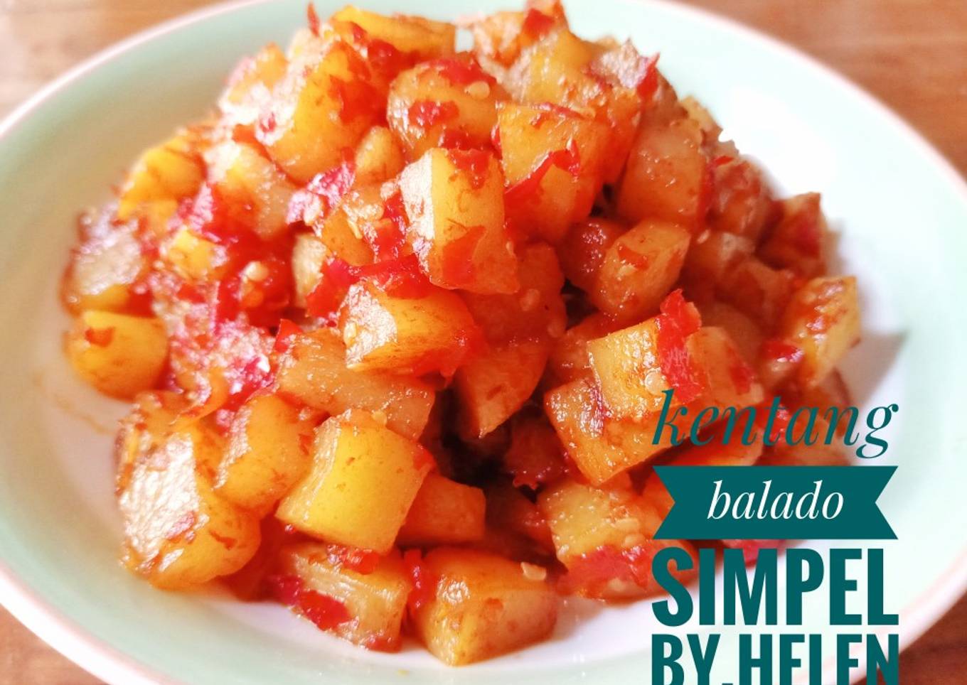 Kentang balado simpel