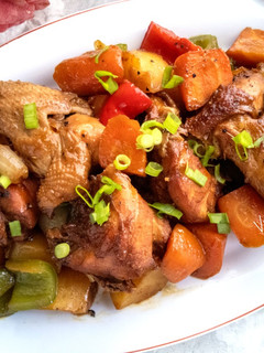 Foto resep Ayam Panggang Sayuran