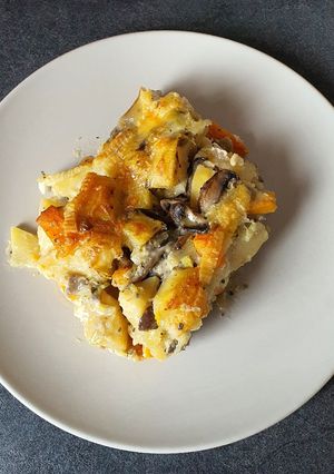 Une photo de Tartiflette végétarienne