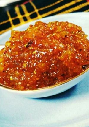 A picture of Raw Mango Pachadi.