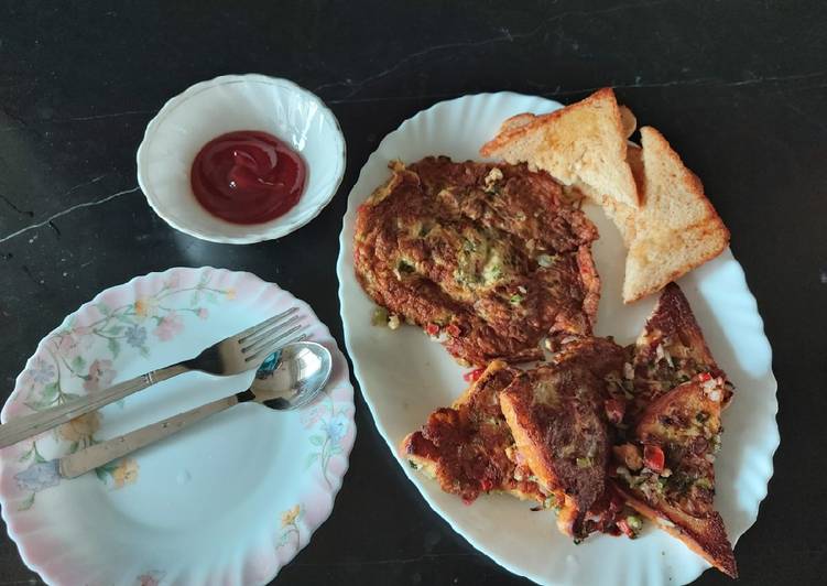 Recipe of Award-winning Veggies eggs omelet