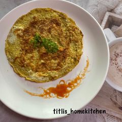 A picture of Oats Egg Omelette.