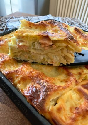 Une photo de ☆Lasagnes Saumon Poireaux☆
