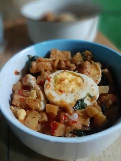 Foto resep Sambal goreng kemangi(tahu,telor,kentang)