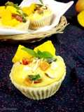 Mango srikand in tart