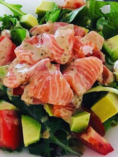 Foto resep Salad avocado salmon