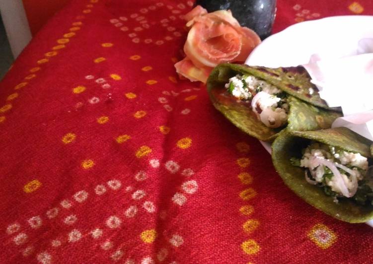 7 Easy Ways To Make Palak paneer wrap