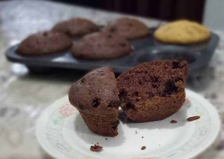 Resep Muffin Cokelat &amp; Vanila, Lezat Sekali